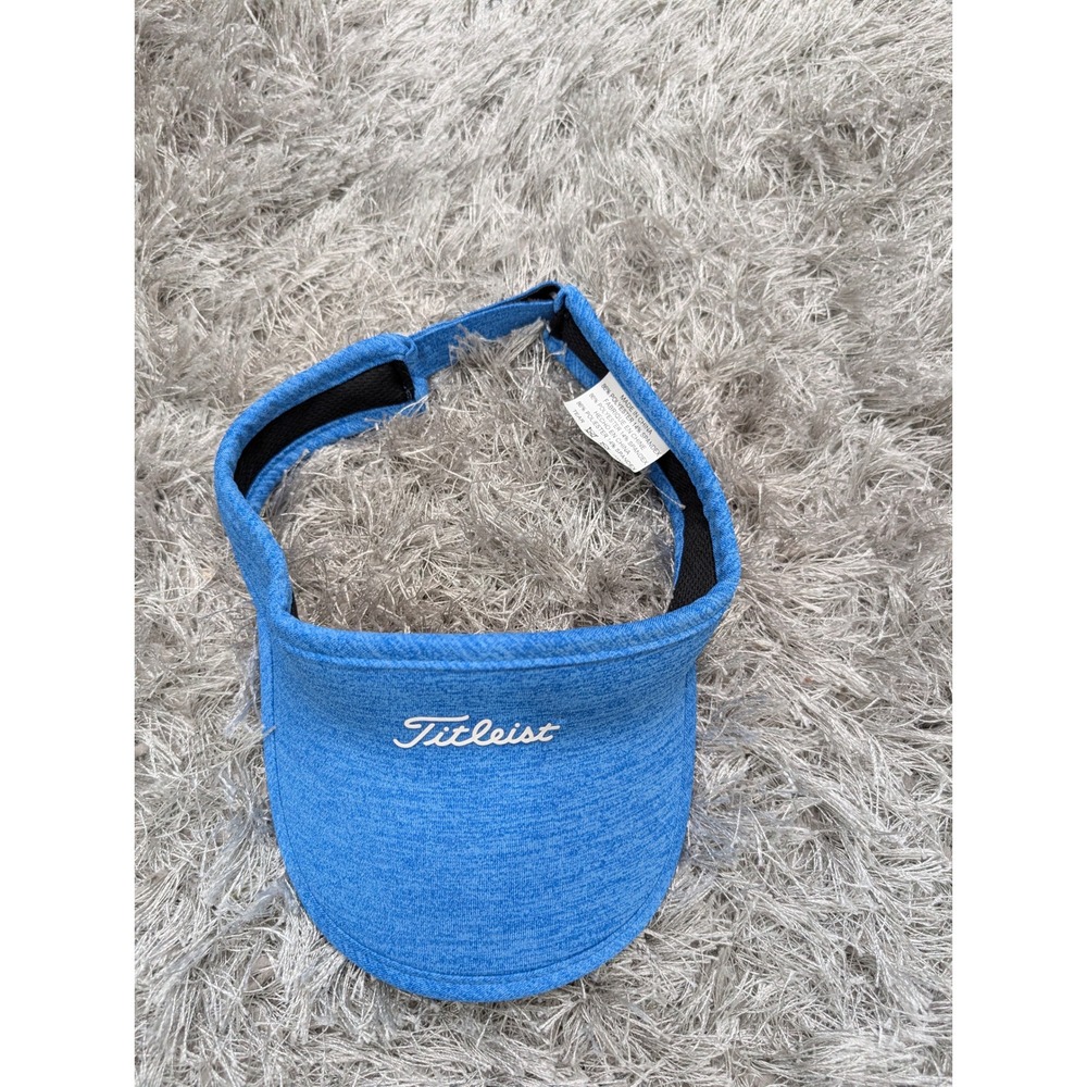 Titleist Golf Visor Blue Heather Adjustable Strapback Hat Mens Womens